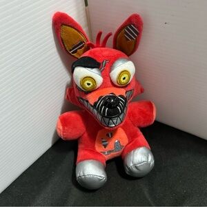 Funko Red Fox Plush with Silver Accents and Yellow Eyes
